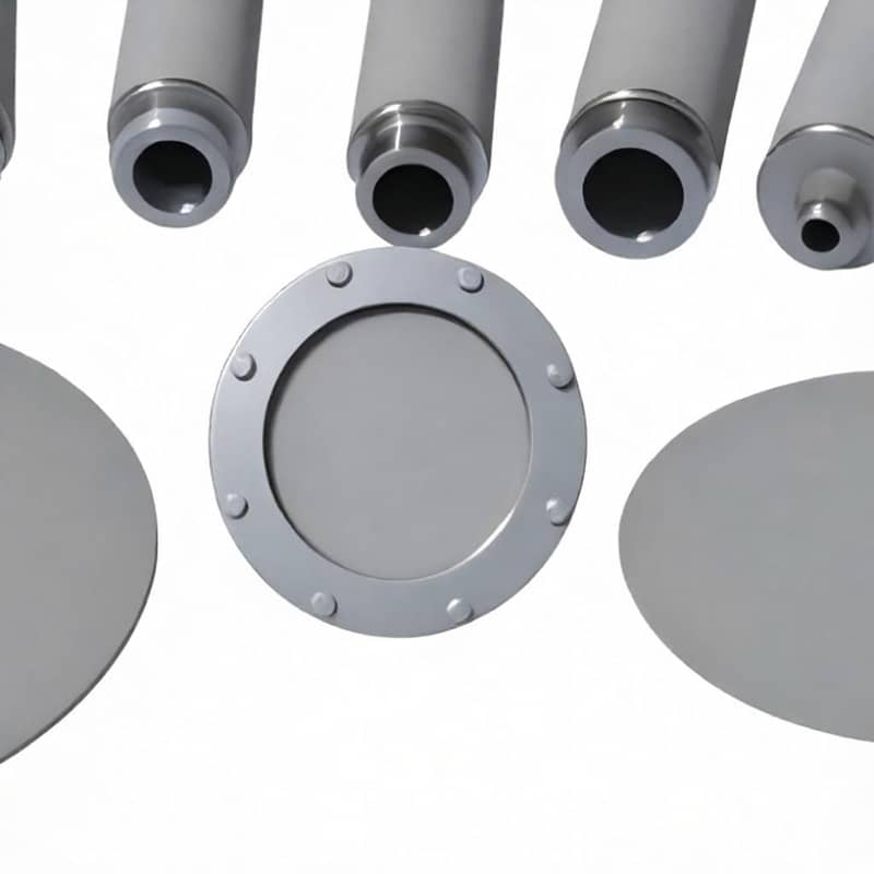 High-temperature resistant stainless steel sintered filter element